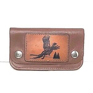 Vintage Pheasant Brown Leather Bifold Wallet